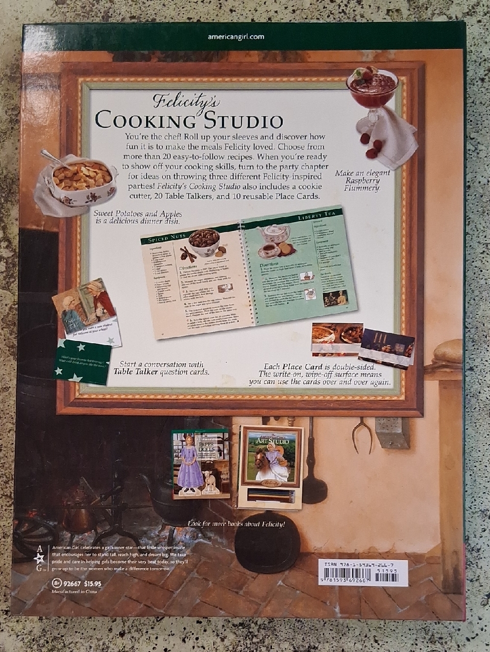 American Girl Felicity's Cooking Studio Kids' Play Kit Homeschool - Picture 2 of 16